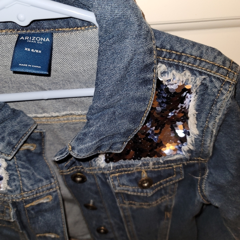 Girls denim jacket - Picture 2 of 3